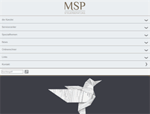 Tablet Screenshot of msp.at