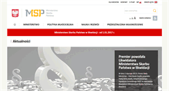 Desktop Screenshot of msp.gov.pl