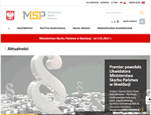 Tablet Screenshot of msp.gov.pl
